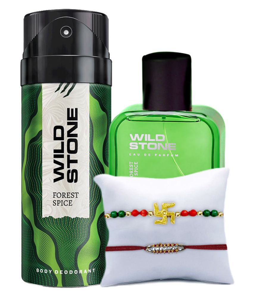     			Wild Stone Rakhi Combo with Forest Spice Deo & Perfume 30ml for Men