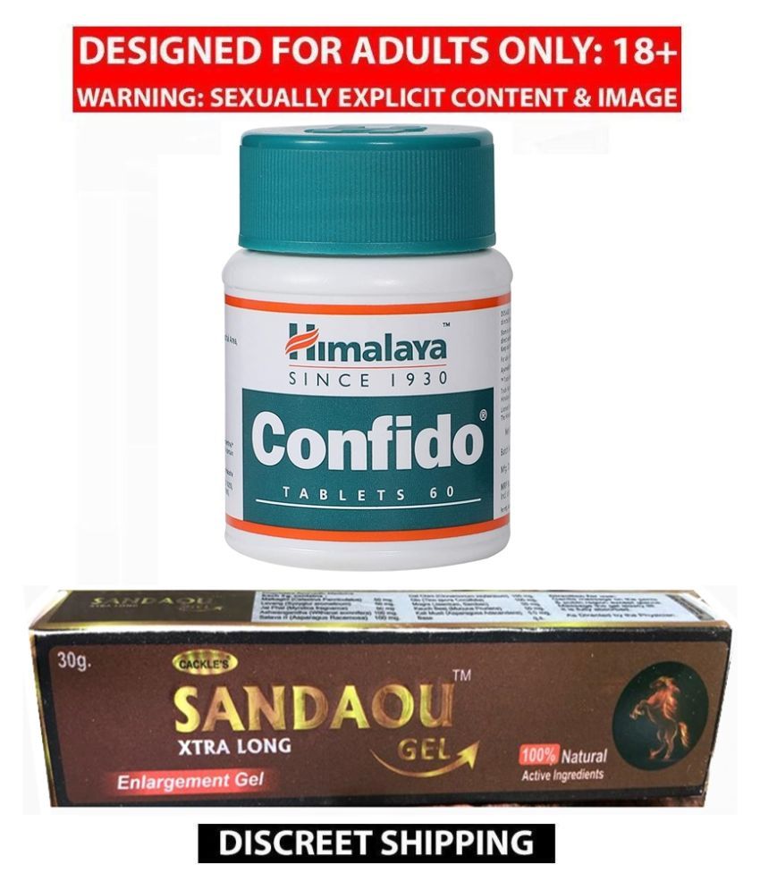 Ayurvedic Himalaya Confido Tablets Pack Of 60 Nos And Sandaou Xtra Long