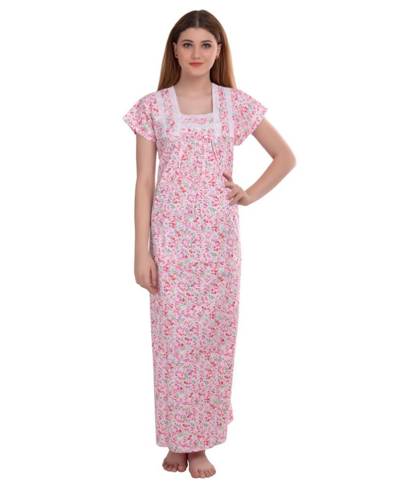 nighty gown cotton