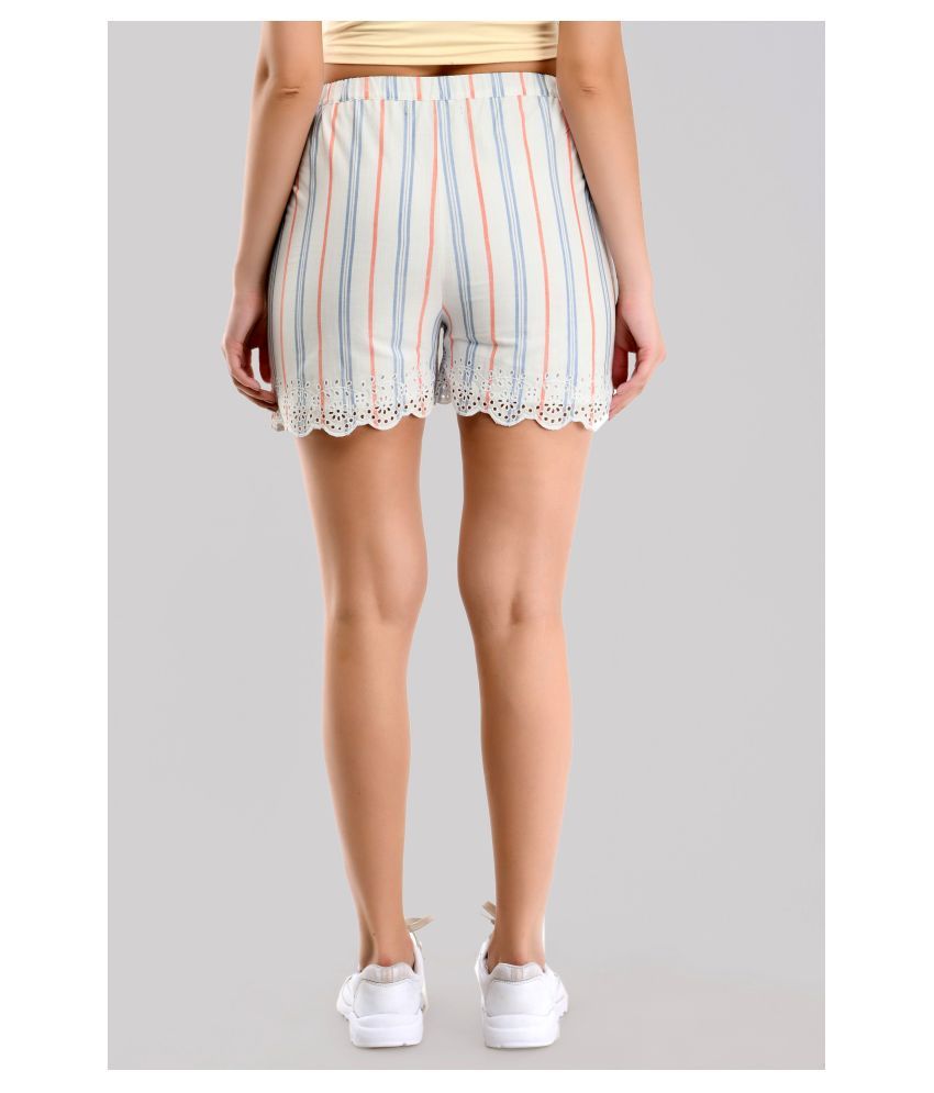 Buy blushia Organic Cotton Culottes - White Online at Best Prices in India - Snapdeal