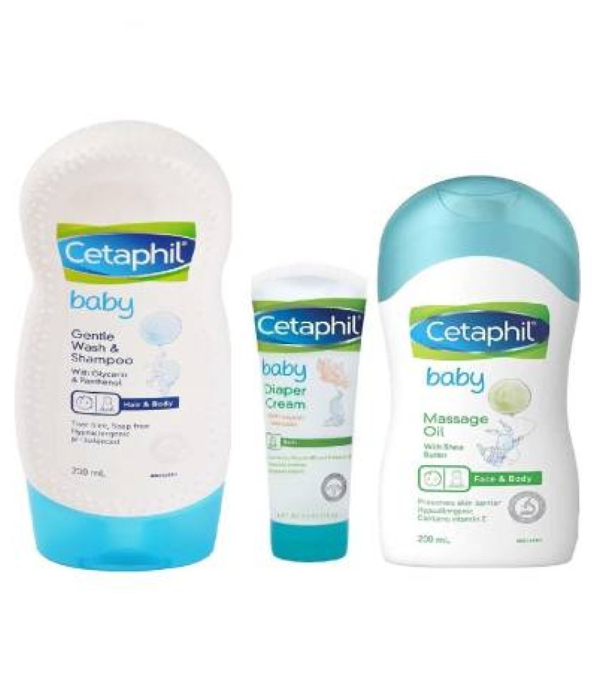 Cetaphil Baby Skin protecion Kit Wash and Shampoo With Organic