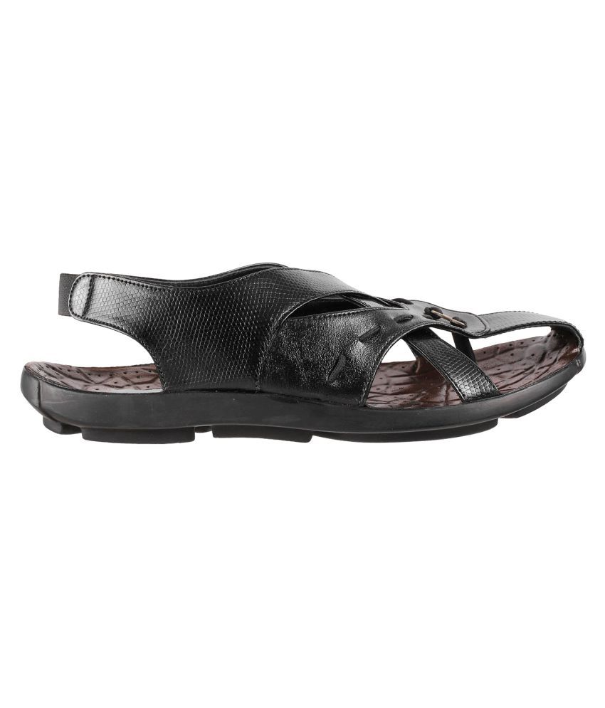 mochi black sandals