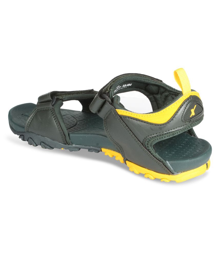 sparx green sandals