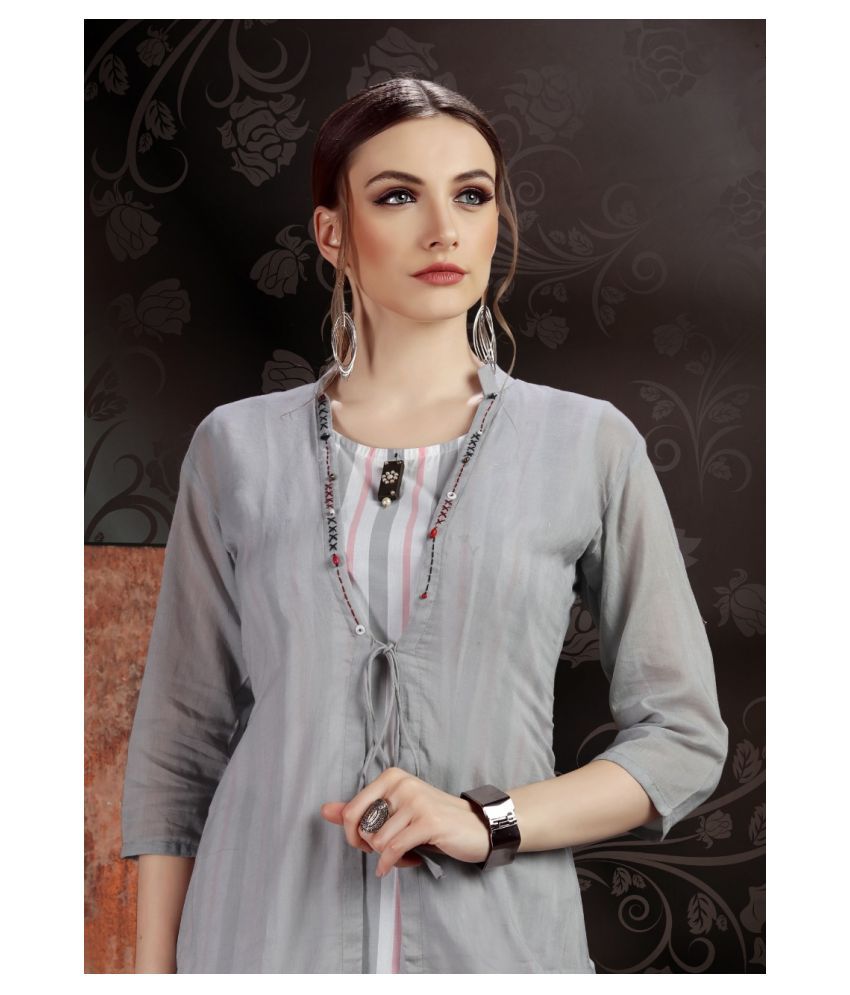 kurti in shirt style