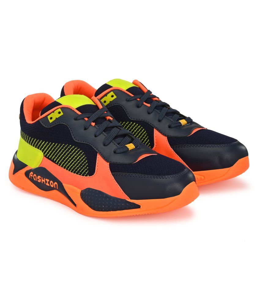 WALKSTYLE Orange Running Shoes - Buy WALKSTYLE Orange Running Shoes ...