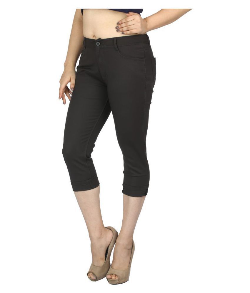 Buy FCK-3 Cotton Hot Pants - Gray Online at Best Prices in India - Snapdeal