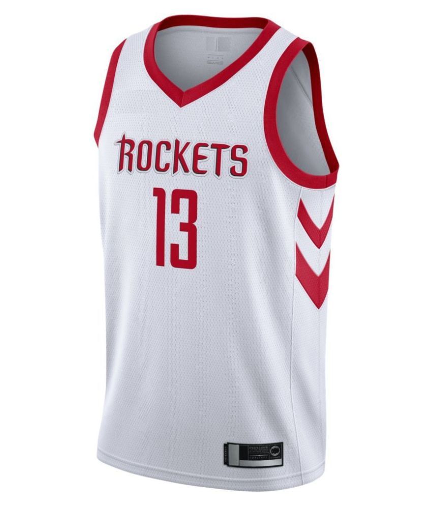 NBA HOUSTAN ROCKETS JAMES HARDEN WHITE SWINGMAN JERSEY WITH SHORTS CITY ...