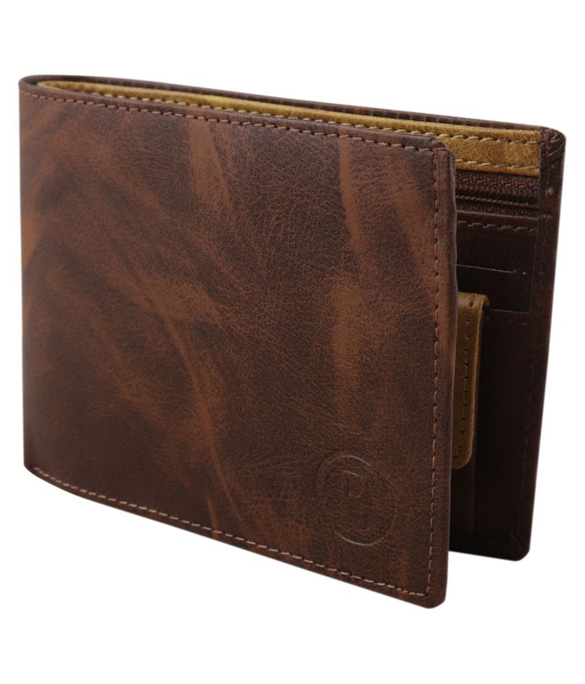     			Royal Craft - Brown Leather Men's Regular Wallet ( Pack of 1 )