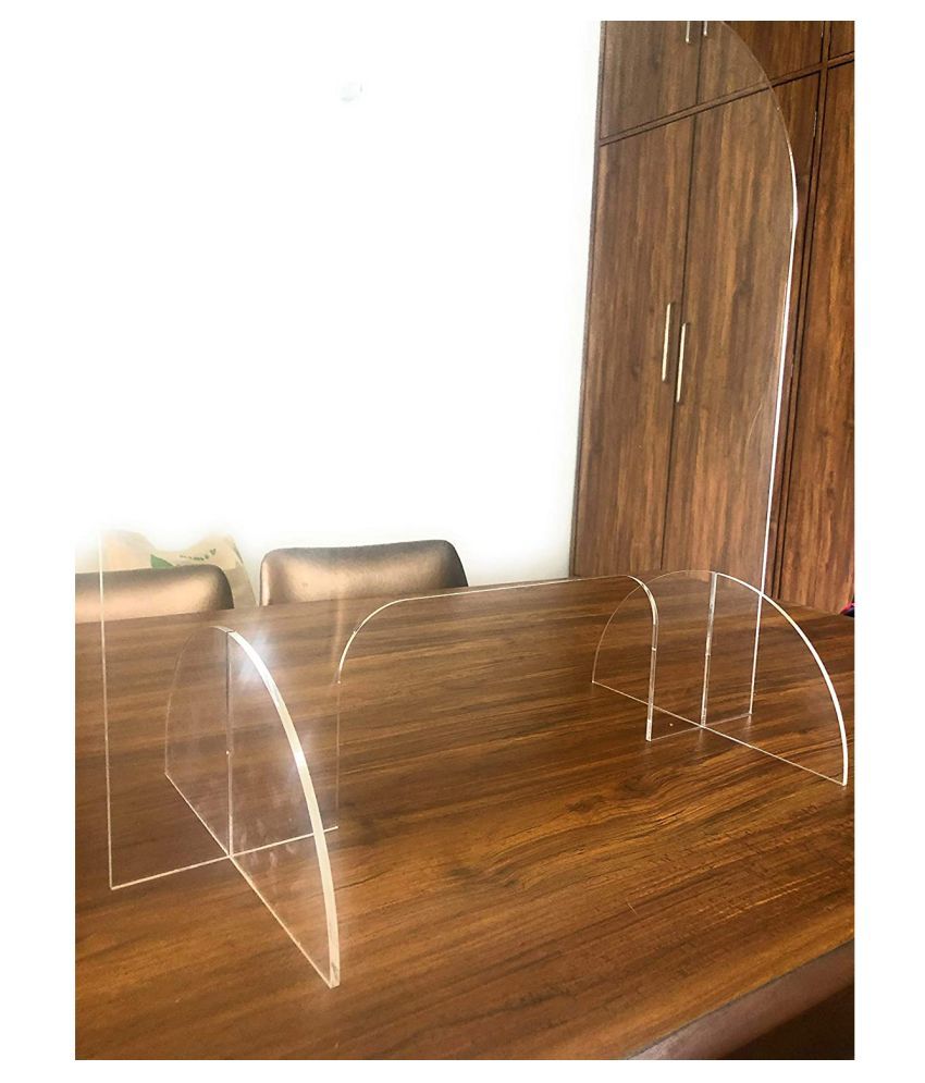 Satya Acrylic Sneeze Guard Portable Counter Shield Acrylic Countertop