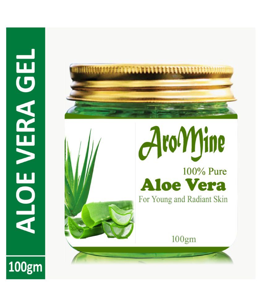     			Aromine 100% Pure Green Aloe Vera for Skin Brightness & Glowing Skin- Cleanser 100 mL