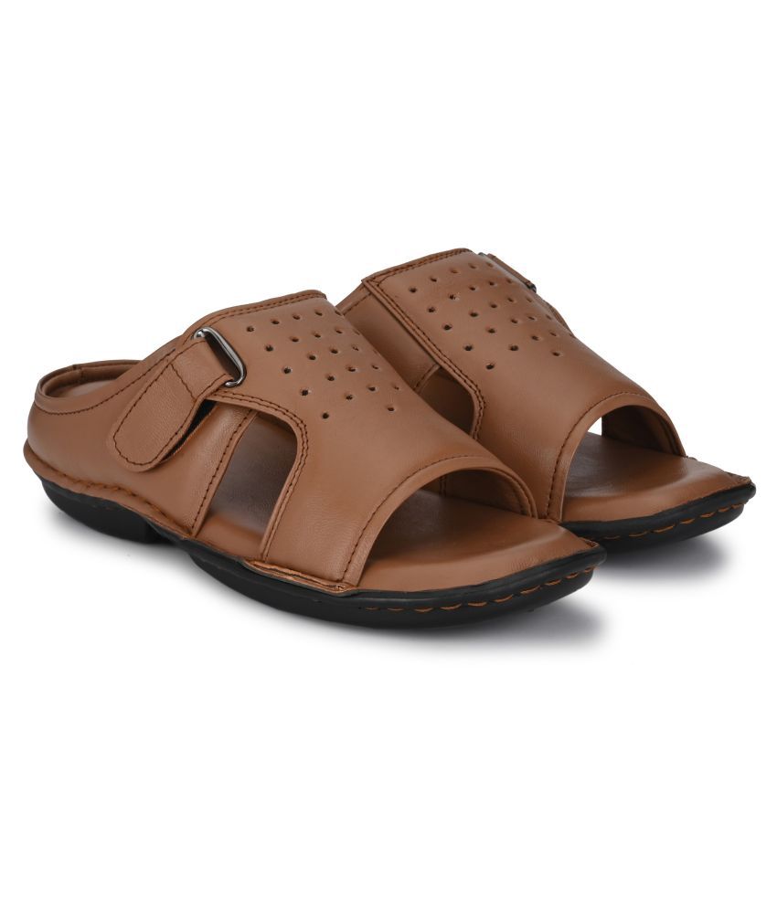 snapdeal leather sandals