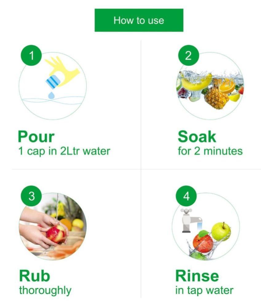 Green Dragon All Purpose Cleaner Liquid Organic Veggi Vash ml 500 mL