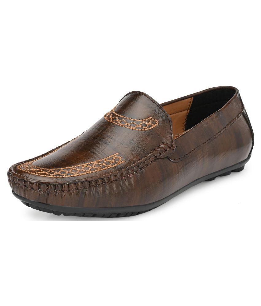 RAY J Brown Loafers - Buy RAY J Brown Loafers Online at Best Prices in ...