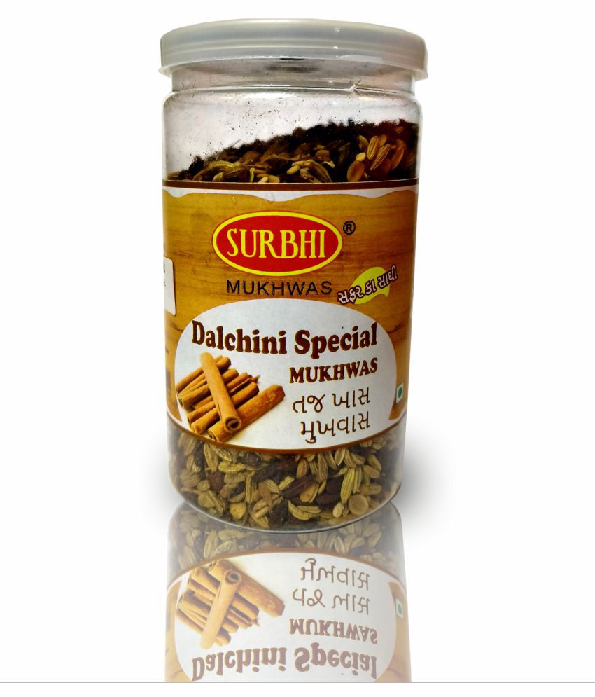 SURBHI Dalchini Mukhwas Cinnamon Mouth Freshner Hard Candies 300 gm Pack of 3