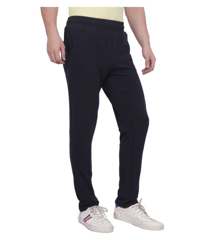 mens navy blue track pants