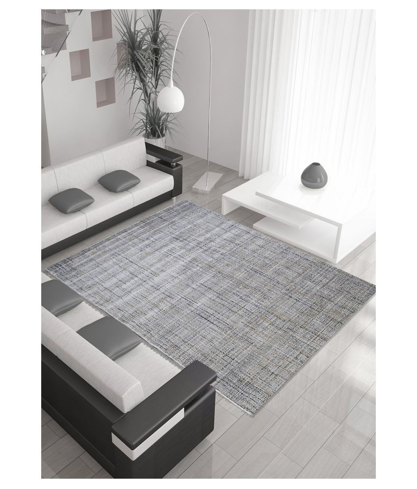 Obsessions Gray Polypropylene Carpet Stripes 5x8 Ft Buy Obsessions