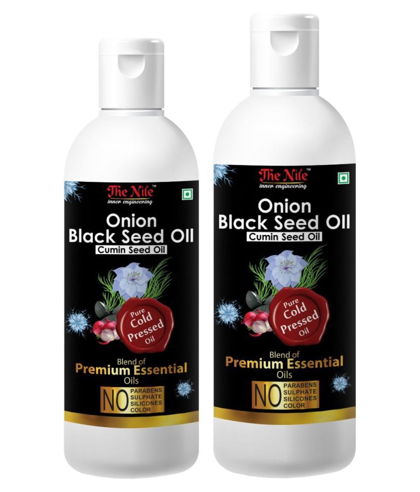     			The Nile Onion Black Seed 100 ML + Black Seed 200 ML  Hair Oils 300 mL Pack of 2