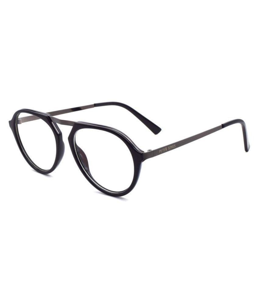     			Peter Jones Black Pilot Spectacle Frame 2707B