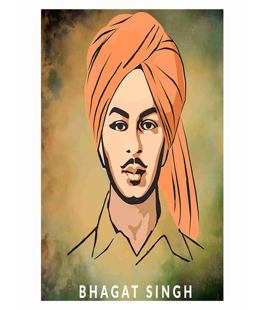 Bhagat Singh Wall Poster for Room M35: Buy Online at Best Price in India -  Snapdeal