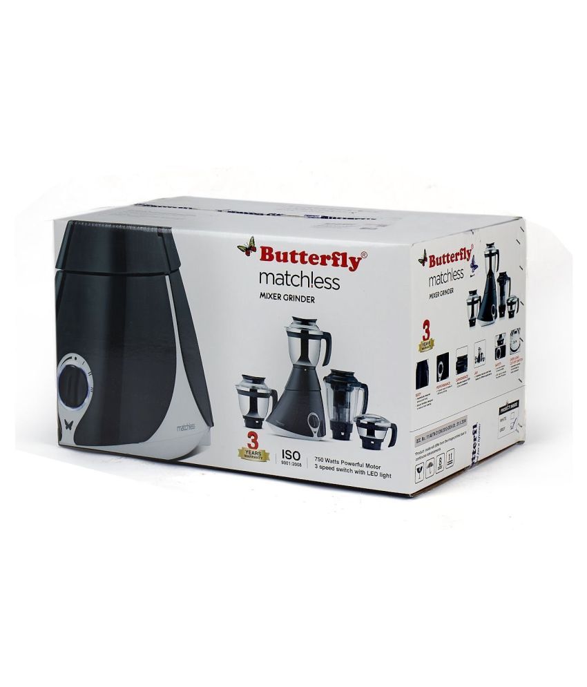 Butterfly utterfly Matchless 750 Watt 4 Jar Juicer Mixer Grinder Price