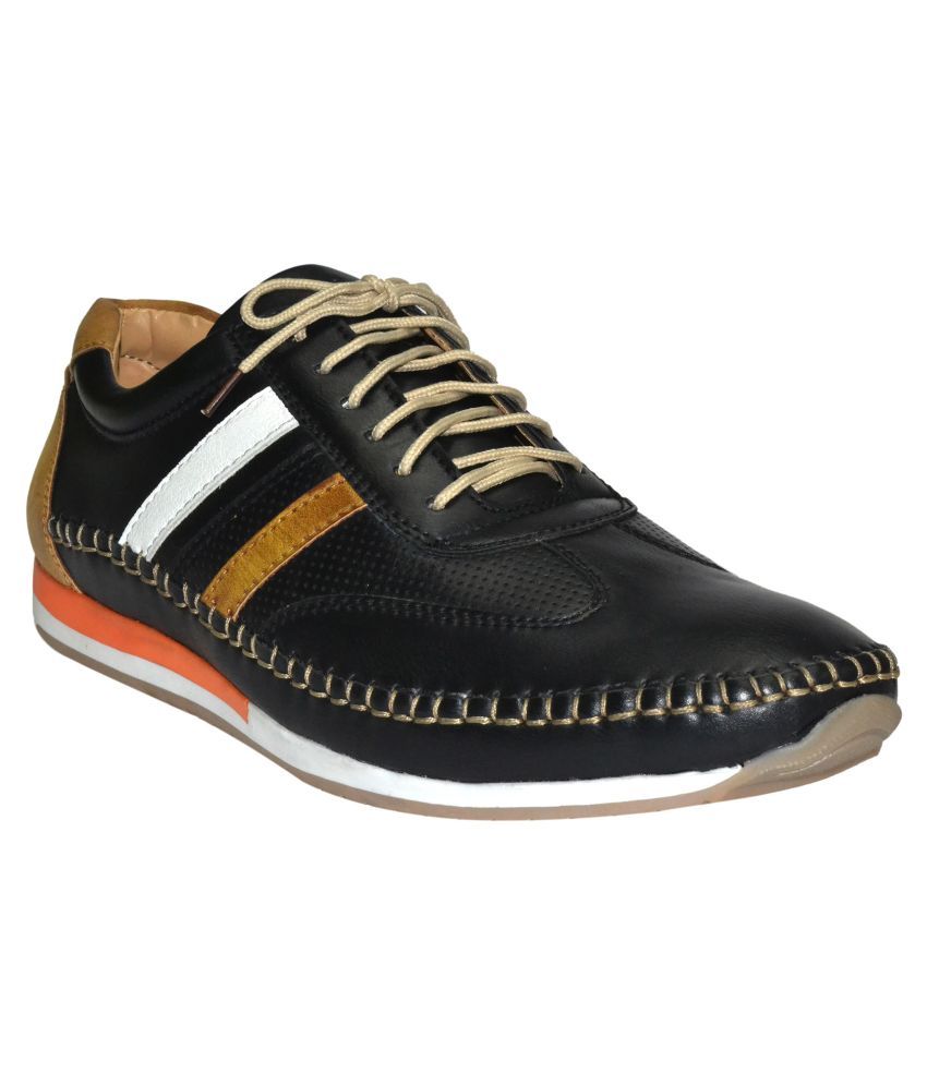 Human Steps Sneakers Black Casual Shoes - Buy Human Steps Sneakers ...