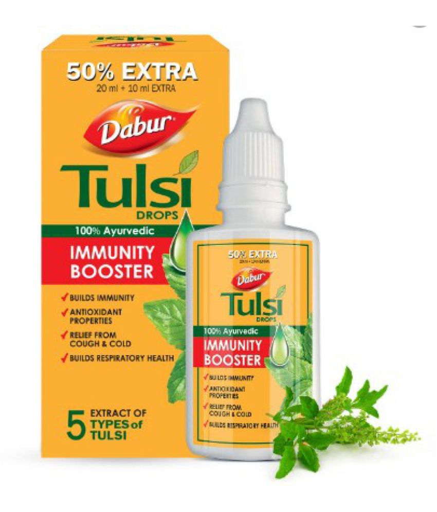     			Dabur TULSI DROPS . Liquid 30 ml Pack Of 5