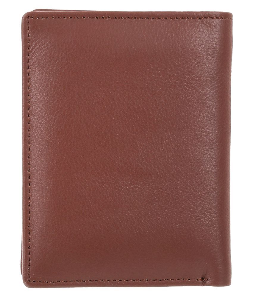 Mochi Leather Tan Casual Regular Wallet: Buy Online at Low Price in ...