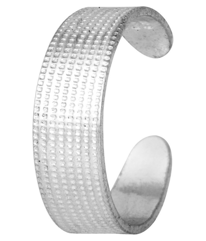 Plain Engraved Silver Toe RingTRRD003 Buy Plain Engraved Silver Toe