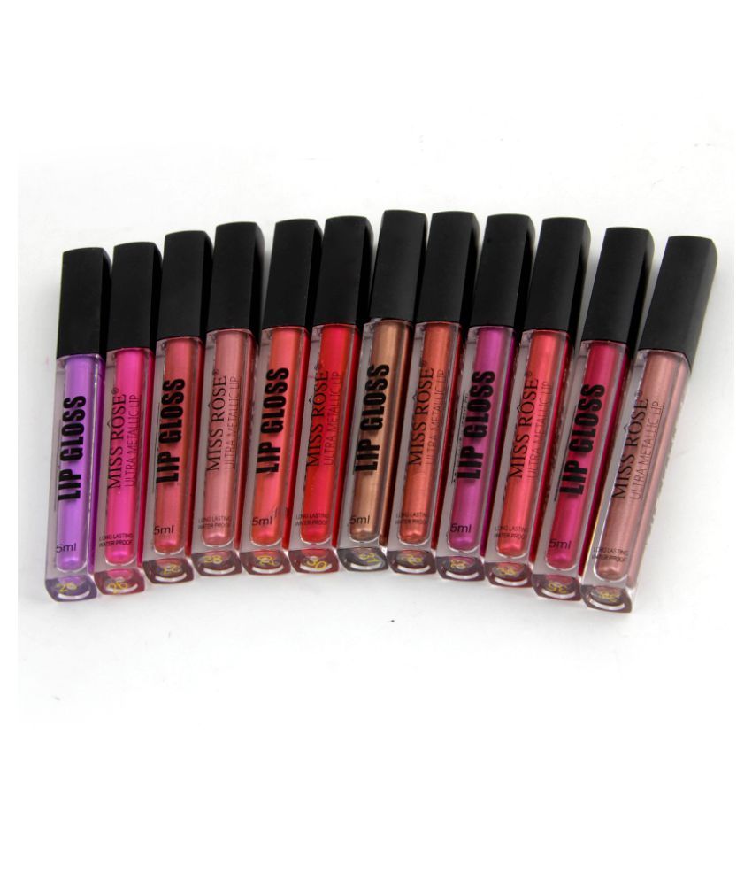 Miss Rose Lip Gloss Liquid Hot Pink 10 g: Buy Miss Rose Lip Gloss ...