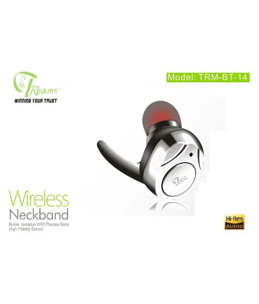 Buy Treams TRM BT14 Mini Ear Buds Wireless With Mic Headphones