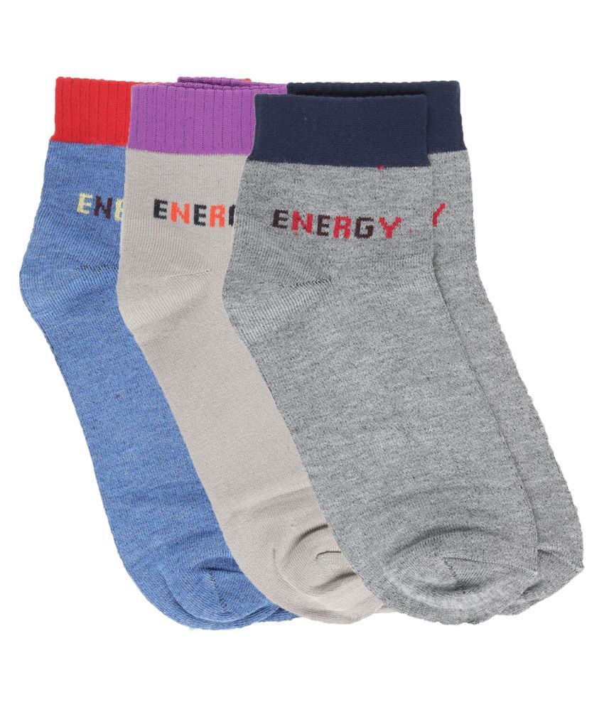 Dollar Multi Ankle Length Socks Pack of 3 Buy Online at Low Price in
