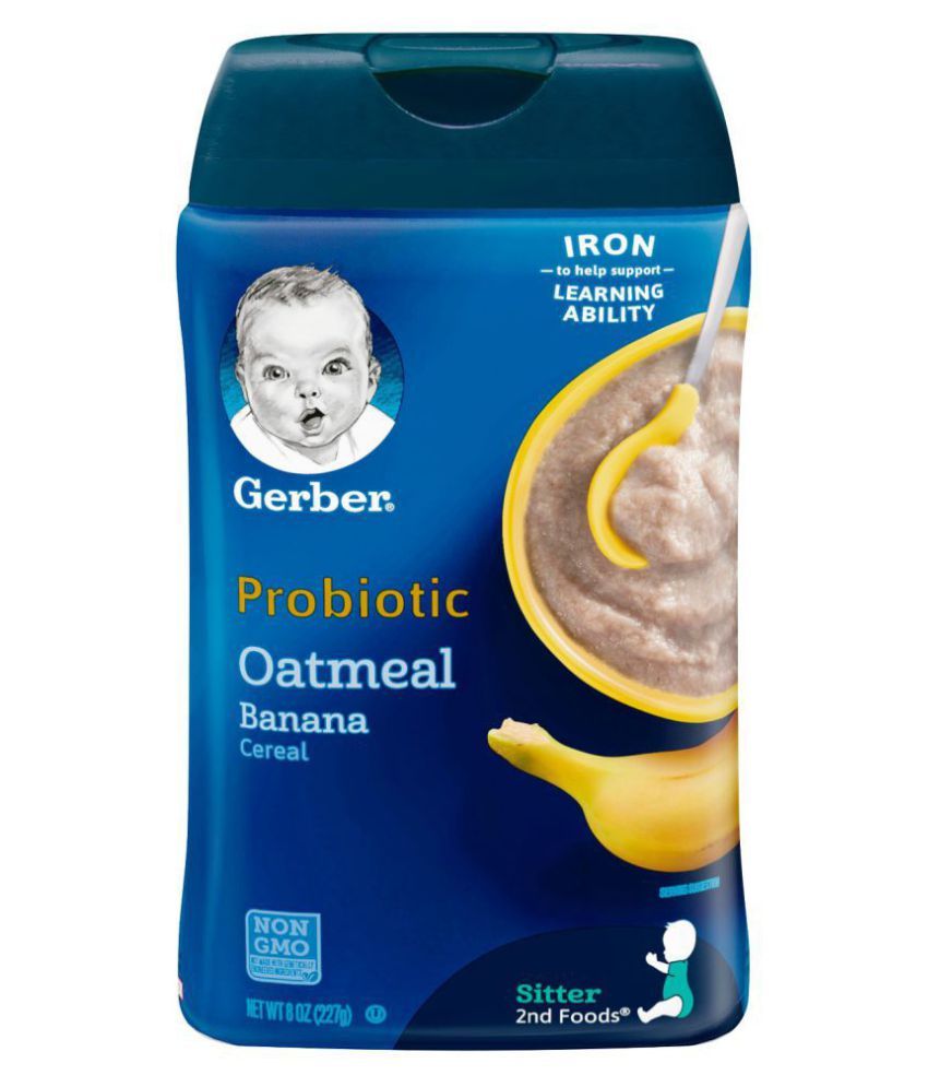 Gerber Baby Food oatmeal banana Infant Cereal for 6 Months + ( 227 gm