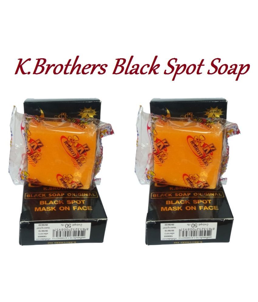 K.Brothers Black Spot Removal Anti Pimple Skin Soap 50 g Pack of 2 Buy