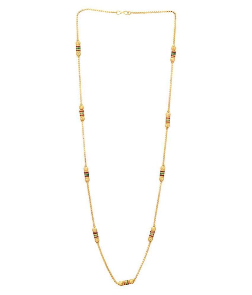     			Happy Stoning - Gold Plated Chain ( Pack of 1 )