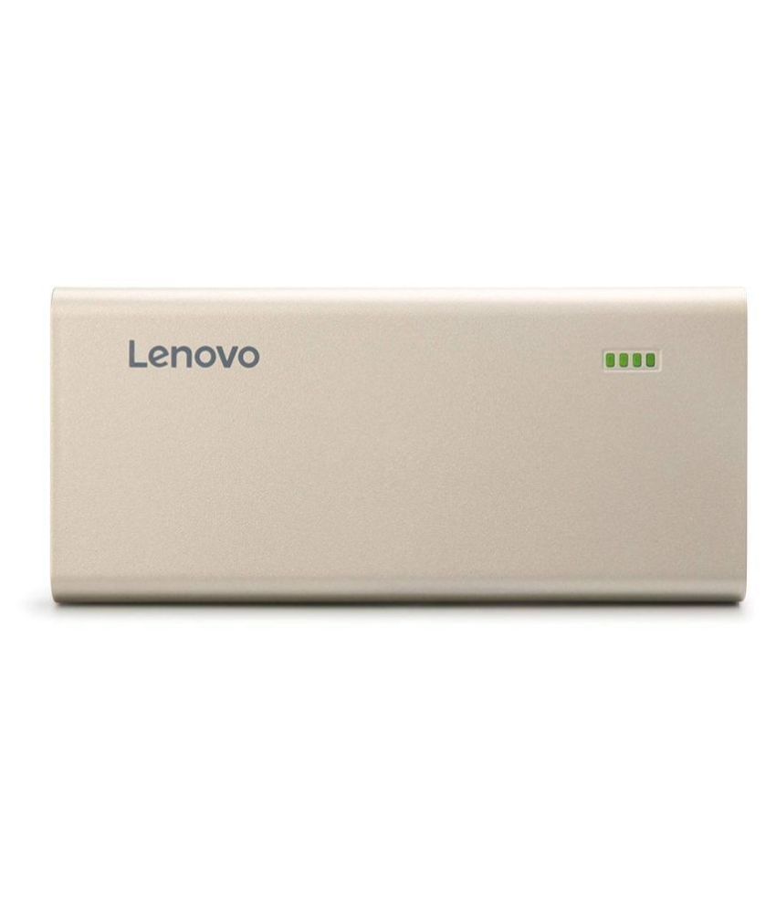 Lenovo 13000 mAh LiIon Power Bank Silver Power Banks Online at Low
