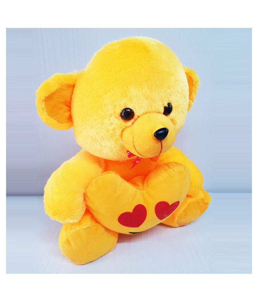 yellow and blue teddy bear