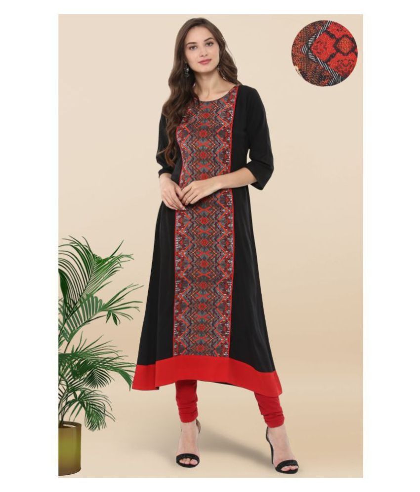 janasya black kurti