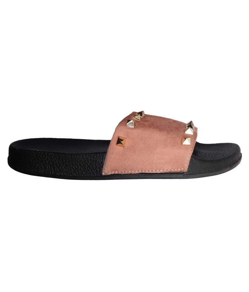 ZAVO Beige Slides Price in India- Buy ZAVO Beige Slides Online at Snapdeal