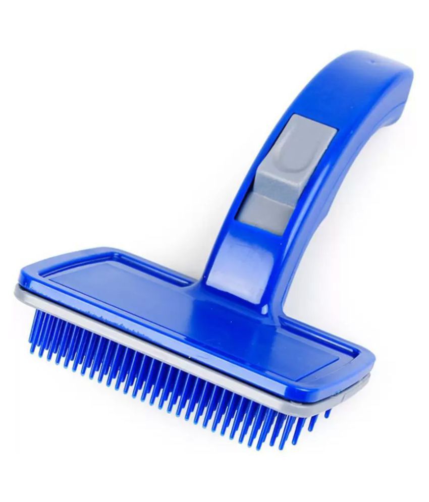Dog Slicker Comb Brushes for Dog Grooming (Blue, Medium)