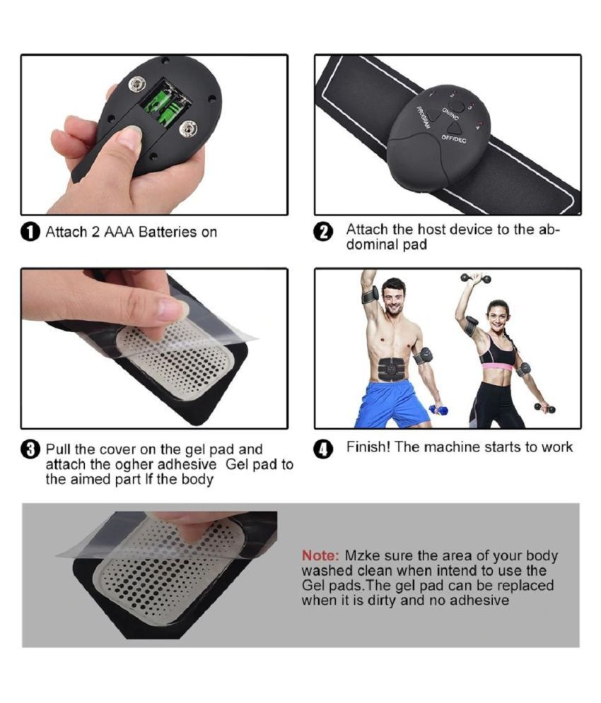 EMS Wireless Muscle Stimulator Trainer Smart Fitness Abdominal Training