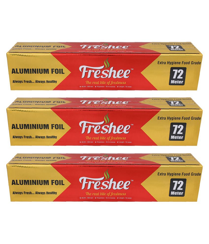     			Freshee 72m Aluminium Foil Paper Pack of 3