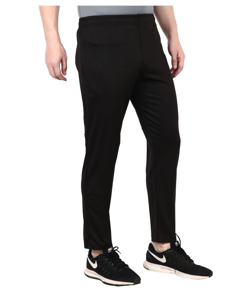 Deuce Sports Men Black Solid Regular fit Track Pants Buy Deuce Sports