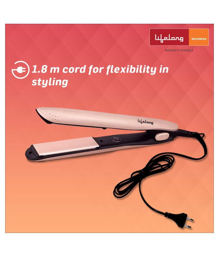 Lifelong LLPCW20 Temperature Control Hair Straightener with Fast