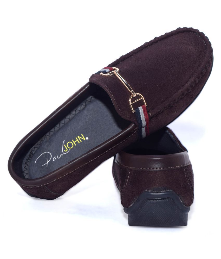 PAUL JOHN Boys Brown Loafers Price in India Buy PAUL JOHN Boys Brown