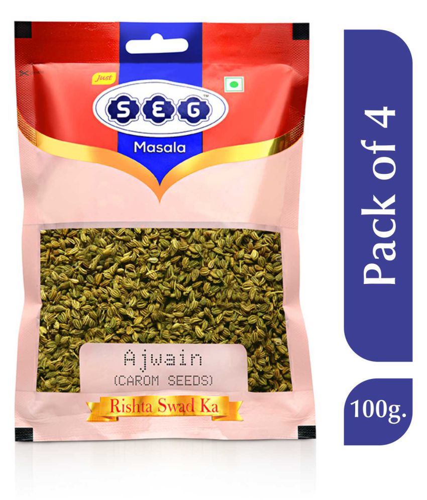 SEG Masala Ajwain Carom Seeds 100 gm Pack of 4 Buy SEG Masala Ajwain