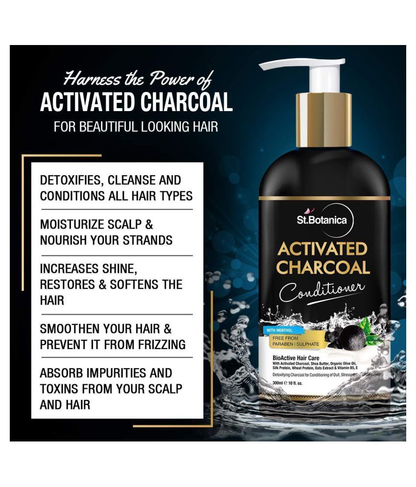 StBotanica Activated Charcoal Conditioner Impurities & Refreshing