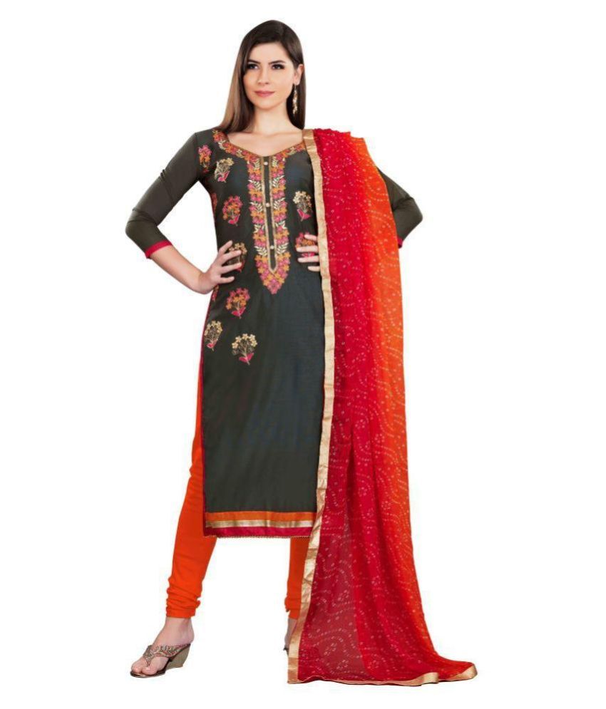 chanderi gown