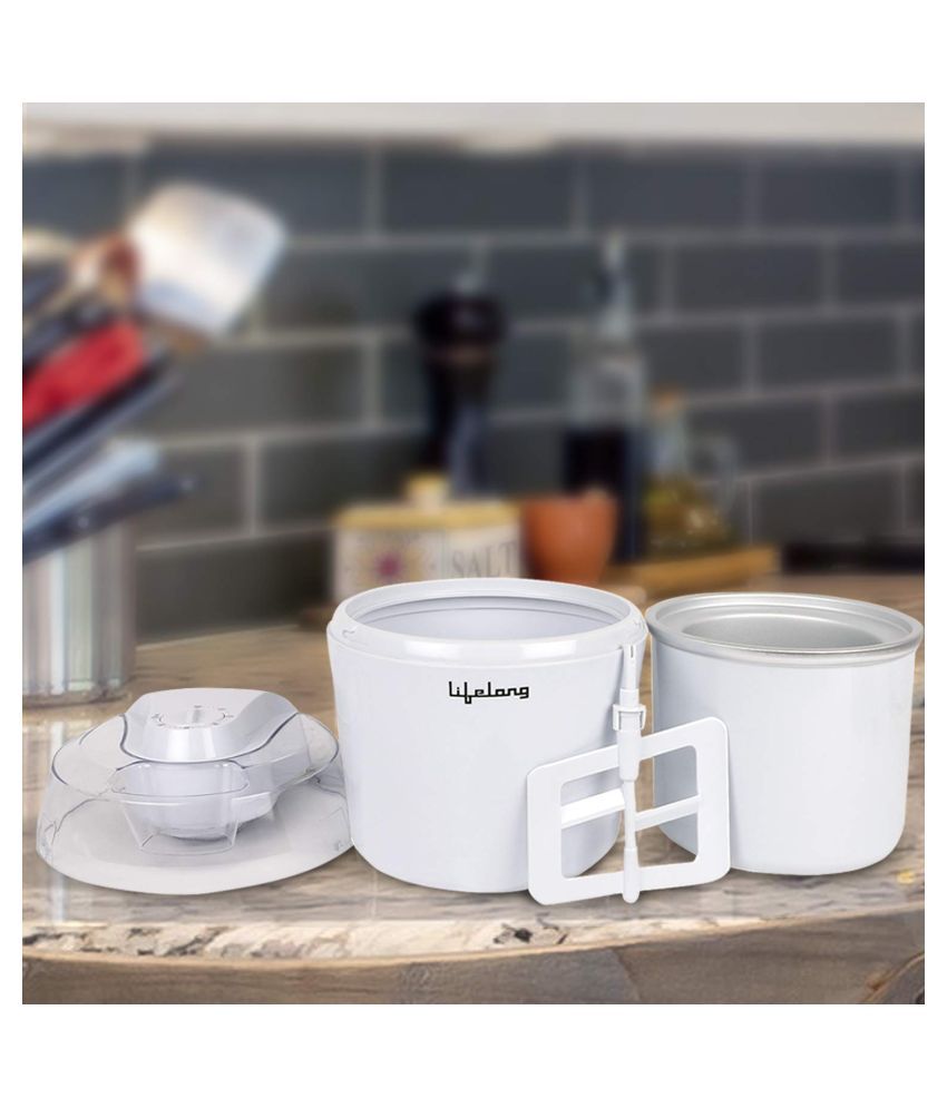 Lifelong Ice Cream, Sorbet, Slush & Frozen Yogurt Maker Capacity 1.5L