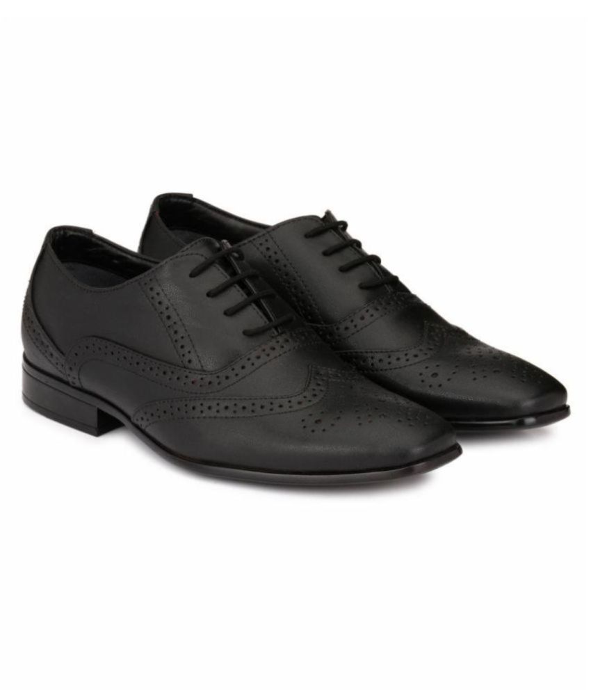 Boggy Black Formal Shoes Price in India- Buy Boggy Black Formal Shoes ...