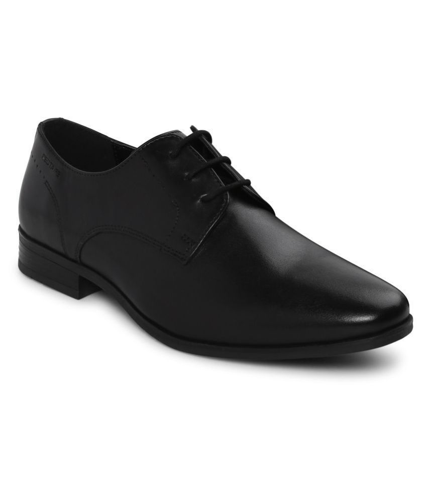 Red Tape Derby Genuine Leather Black Formal Shoes Price in India Buy